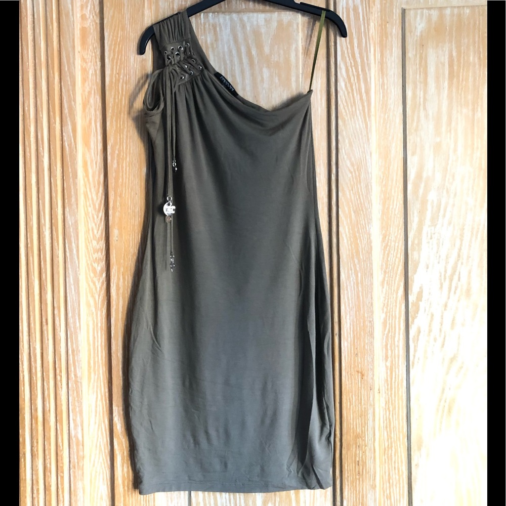 Patrizia Pepe one-shoulder short dress